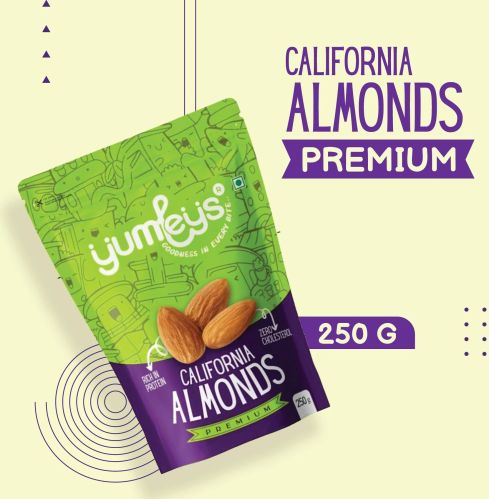 Premium California Almonds, Packaging Type : Resealable Bag
