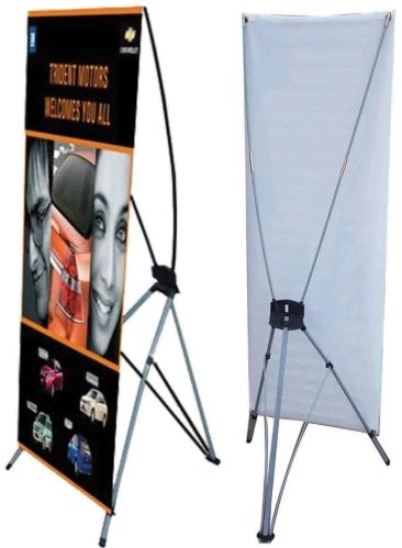 X Banner Stand 2 X 5, Color : Silver 2x5