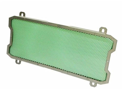 Metal Kawasaki Ninja 650 Radiator Green Guard, Color : Silver