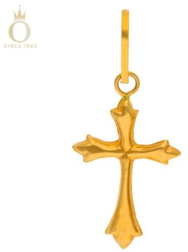 Blessed Cross Ladies Gold Pendant