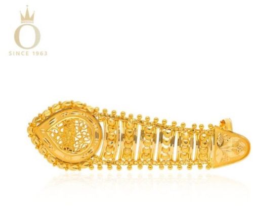 Gold Fancy Nail Polish Ladies Ring, Purity : 22 Kt.