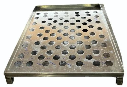 Stainless Steel Articia Vadagam Making Plate, Color : Silver