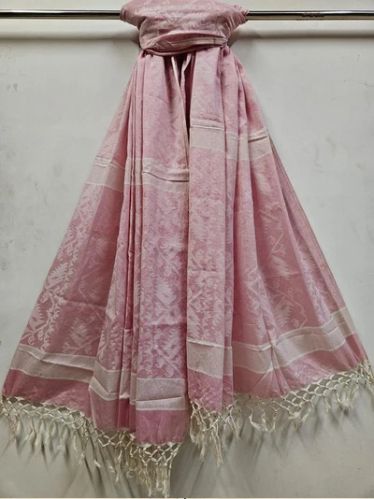 Handloom Cotton Jacquard Jamdani Weave Dupatta