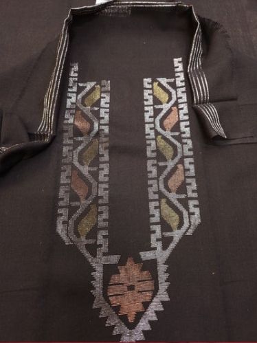 Unisex Cotton Jamdani Kurta Piece