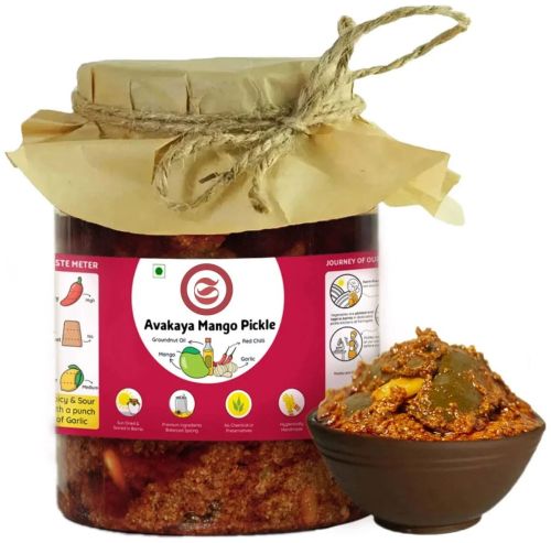South Indian Spices Avakaya Mango Pickle, Weight : 350 Gram
