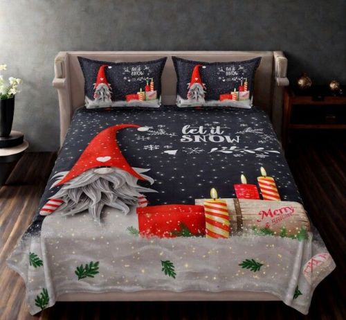 Snow Berry – Christmas Bedsheet Set