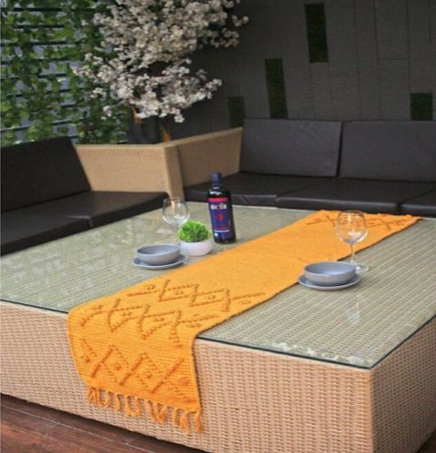 High-quality Fabrics Tranquil Harmony Table Runner