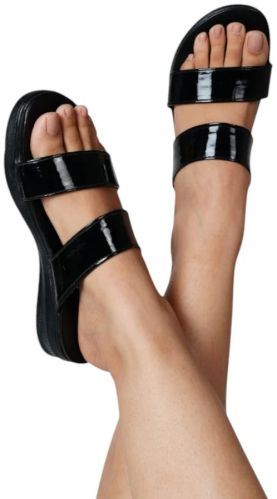 Vaidaan Esther Ladies Slider Slipper, Color : Black