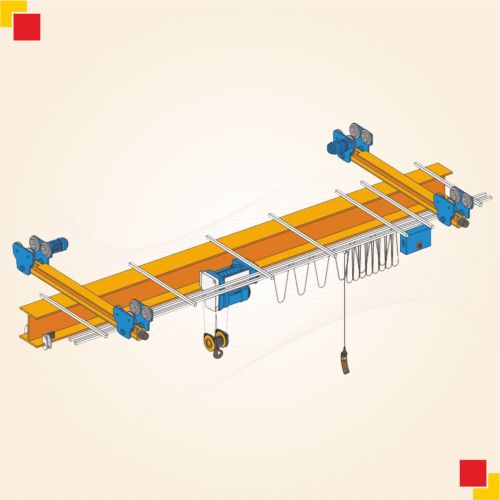 Mild Steel Underslung Crane, Color : Yellow, Load Capacity : 10 Ton