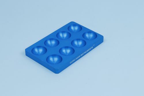 Plastic Fifo 8 Hole Plate, Color : Blue for Clinical