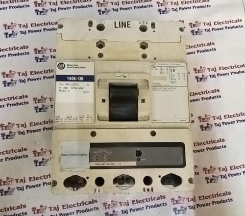 Allen Bradley 140u-q6x3 600a 3pole MCCB