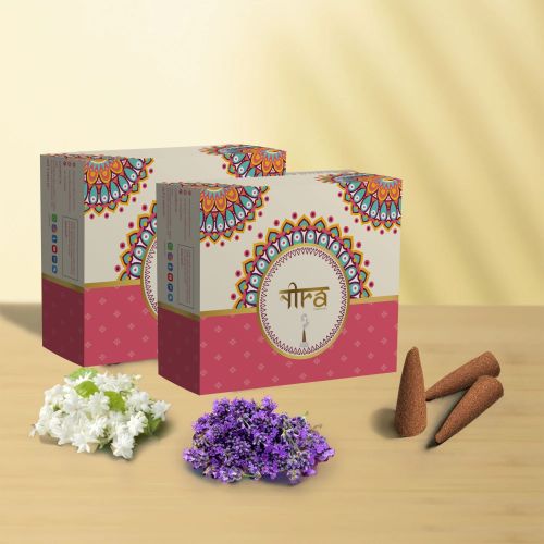 Nira Fragrances Lavender Mogra Fragrance Dhoop Cone