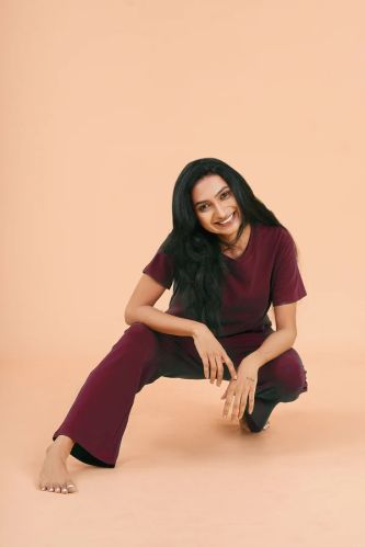 Maternity Bump Support Flare Pants, Color : Multicolor