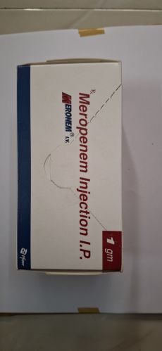 Meronema Meropenem 1mg Injection, Packaging Type : Vial