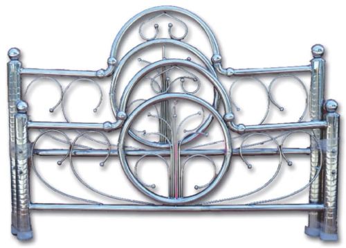 Moon | Stainless Steel Headboard, Color : Silver