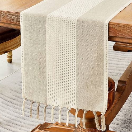 Nature Handwoven Banana Fibre Table Runner, Color : Natural Brown