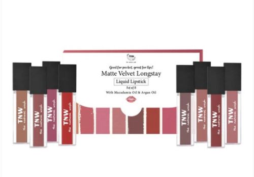 Mini Liquid Lipstick Pack Of 8 With Box