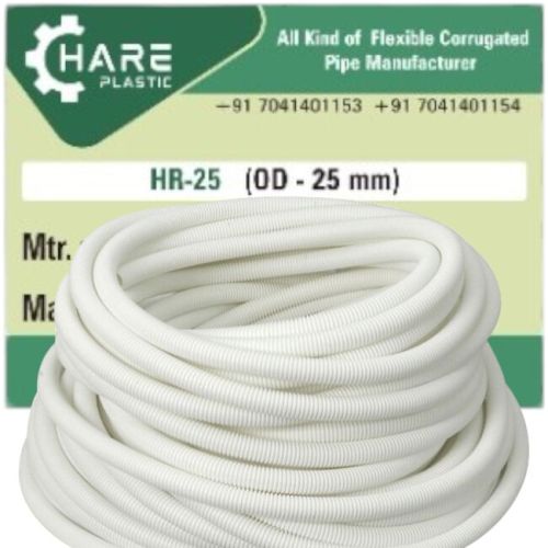 HDPE Corrugated Pipe - 25mm, Shape : Round for Electrical Conduit