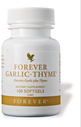 Forever Garlic Thyme Capsules, Color : White, Packaging Type : Box