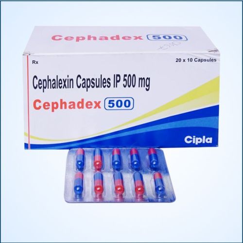 Cipla Cephadex 500 Mg Capsules, Packaging Type : Strips