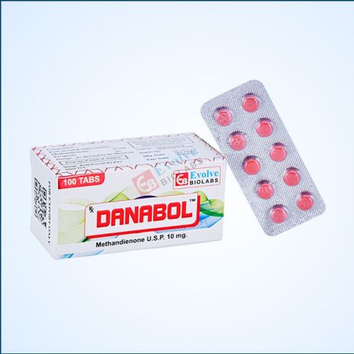 Danabol 10 Mg Tablets, Color : Red, Packaging Type : Strips