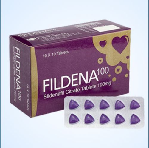 Fildena 100 Mg Tablets, Grade : Medicine, Packaging Type : Paper Box