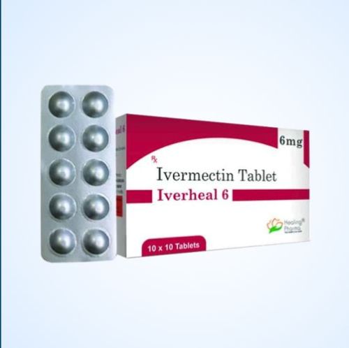 Healing Pharma Iverheal 6 Mg Tablets, Packaging Type : Strips