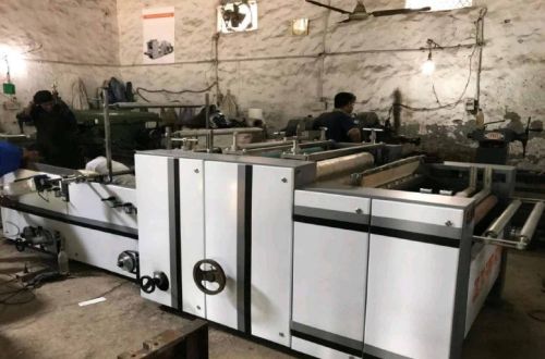 Semi Automating Toilet Paper Roll Making Machine