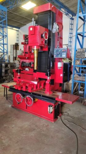 Semi Automatic Mild Steel Vertical Fine Boring Machine, Color : Red