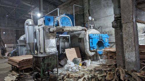 Color Coated Mild Steel Wood Fired Steam Boiler for Textile Industry