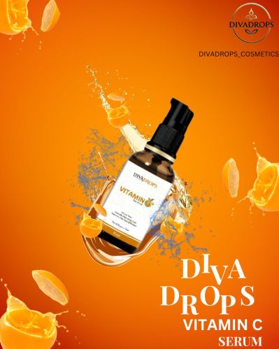 Vitamin C Serum 30ML, Brand Name : DIVADROPS COSMETICS