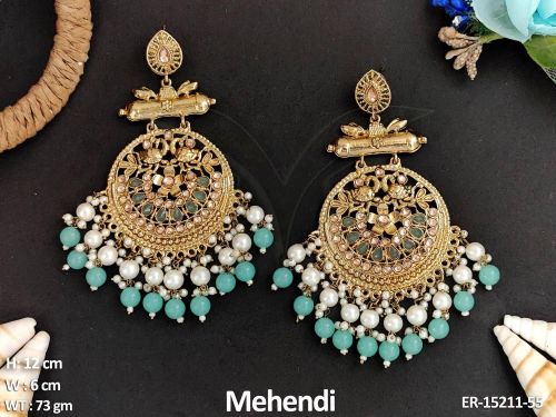 Polished ER-15211-55 Antique Earrings, Color : Multi Color