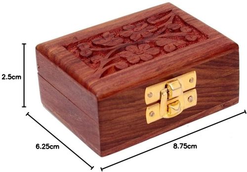Polished Rectangular Wooden Spice Box, Shape : Square