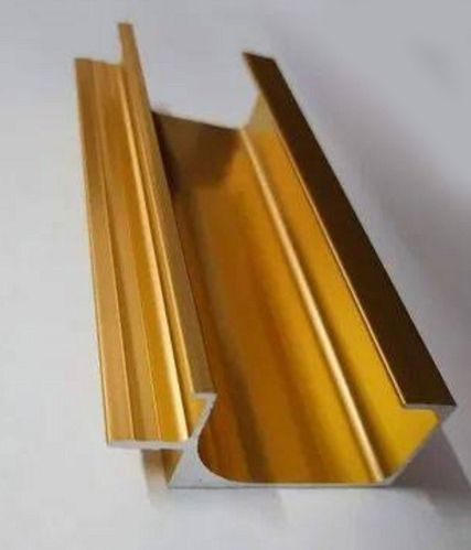 45mm Orange Gold Aluminium Glass Handle Profile