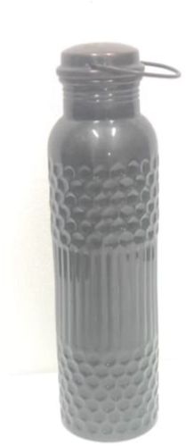 900 Ml Hammered Copper Water Bottle With Handle