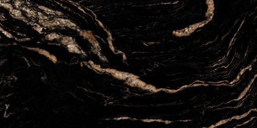 800X1600mm Super Gloss Black Golden Marble