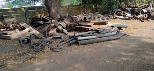 Steel HMS Scrap, Color : Silver Brown