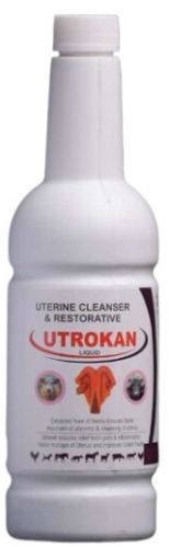 Utrokan 500ml Uterine Cleanser, Packaging Type : Bottle for Animal Use