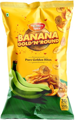 Signature Spice Original Flavour Banana Chips, Color : Brownish