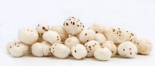 4 Suta Phool Makhana, Color : White, Packaging Type : Plastic Bag