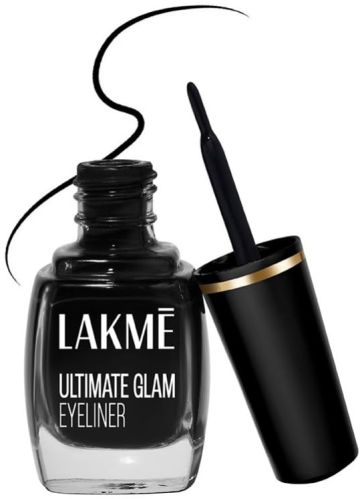 Lakme Eyeliner, Color : Black, Packaging Type : Glass Bottle