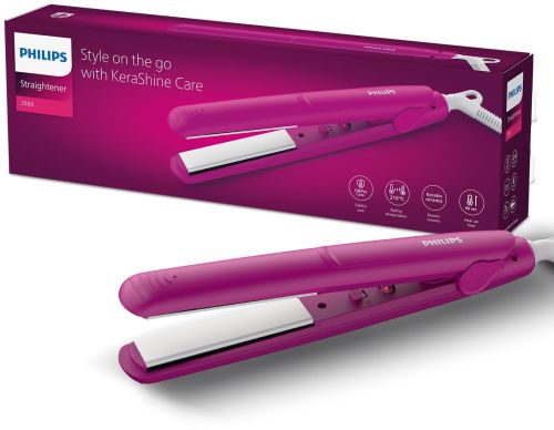 Metal & Plastic Philips Hair Straightener, Color : Pink