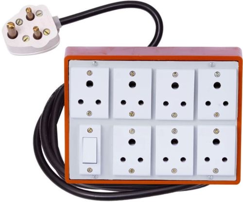 Electrical Socket Extension Board, Color : White