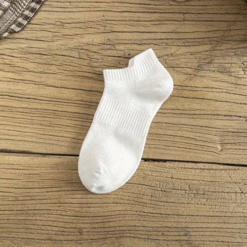 Plain Cotton Socks, Packaging Type : White