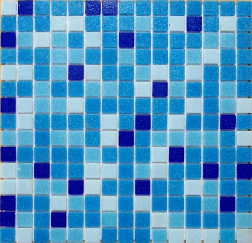 Blue Glass Mosaic Tile