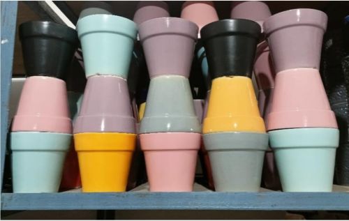 Plain F220 Ceramic Flower POT