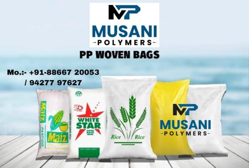 Musani Polymers Plain BOPP Laminated Woven Sacks Customized
