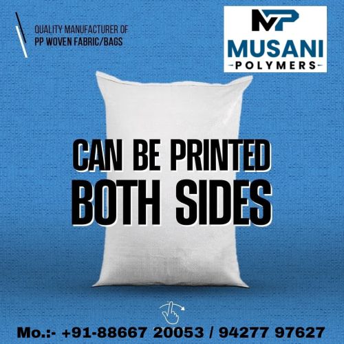 Musani Polymers Plain Color Laminated HDPE Woven Sack Bag For Packaging