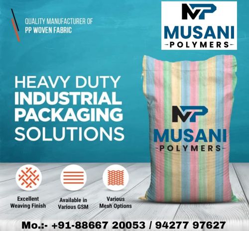 Musani Polymers Plain Multicolor PP Woven Sack Customized