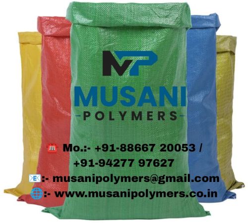 Plain PP Woven Sacks, Brand Name : MUSANI POLYMERS